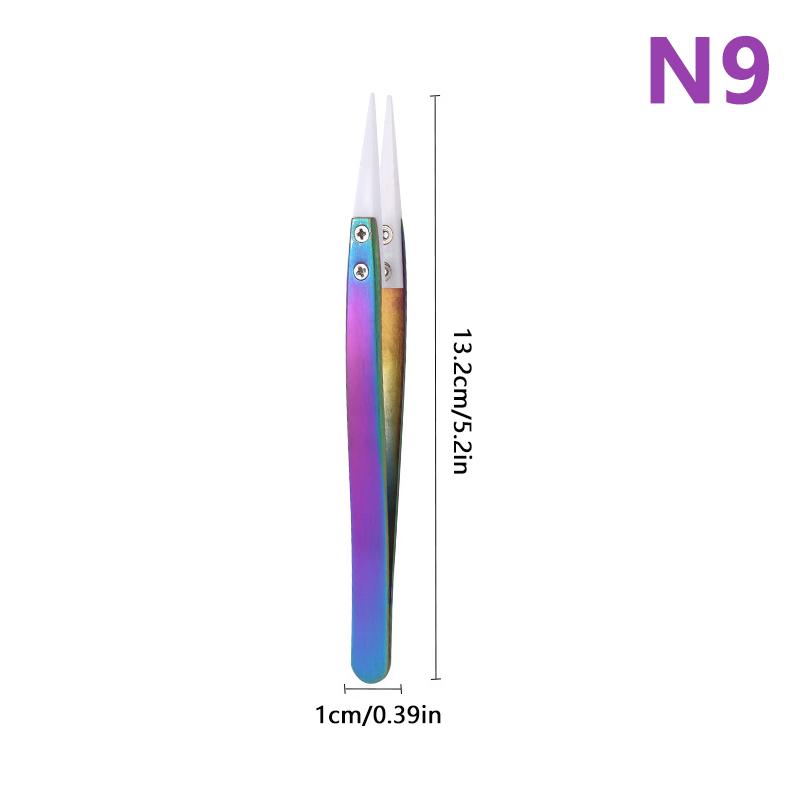 Stainless Steel Nails Shaping Tool Tweezers Nail Extension Clips For Nail Extension Nail Art Manicure