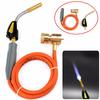 Hose Solder Propane Welding Torch With Gas Self Ignition Turbo Torch For Plumbing Air Conditioning Heating Flamethrower High Quality New