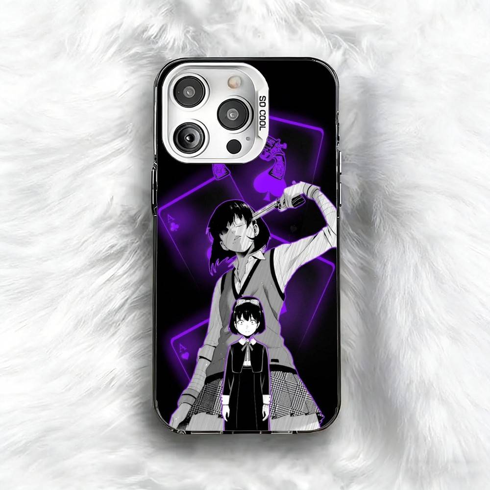

K-Kakegurui Phone Case For iPhone 16 17 15 14 12 13 Pro Max Black Color Shockproof Cover iPhone14Plus