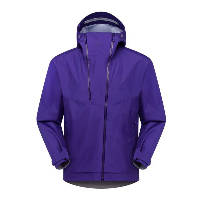 Unisex Lightweight Waterproof Hiking Jacket With Hood Breathable Windproof Outdoor Shell Trekking Camping Cycling
