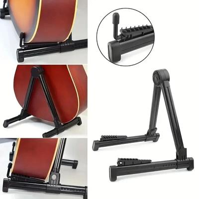 For Miwayer Guitar Stand Folding A Frame Floor Universal ABS for Acoustic Classical Electric Bass Guitars Banjo Ukulele Portable
