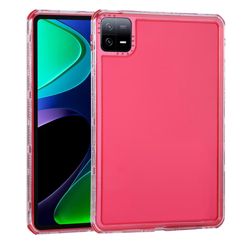 Für Xiaomi Pad 6 Klare Hülle 3 in 1 PC+TPU Stoßfeste Tablet-Hülle