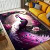 1pc Peacock Fantasy Themed Rug for Home Decor, Non-slip Office Carpet, Chair Mat, Outdoor Mat, Christmas and Halloween Gifts-0731011