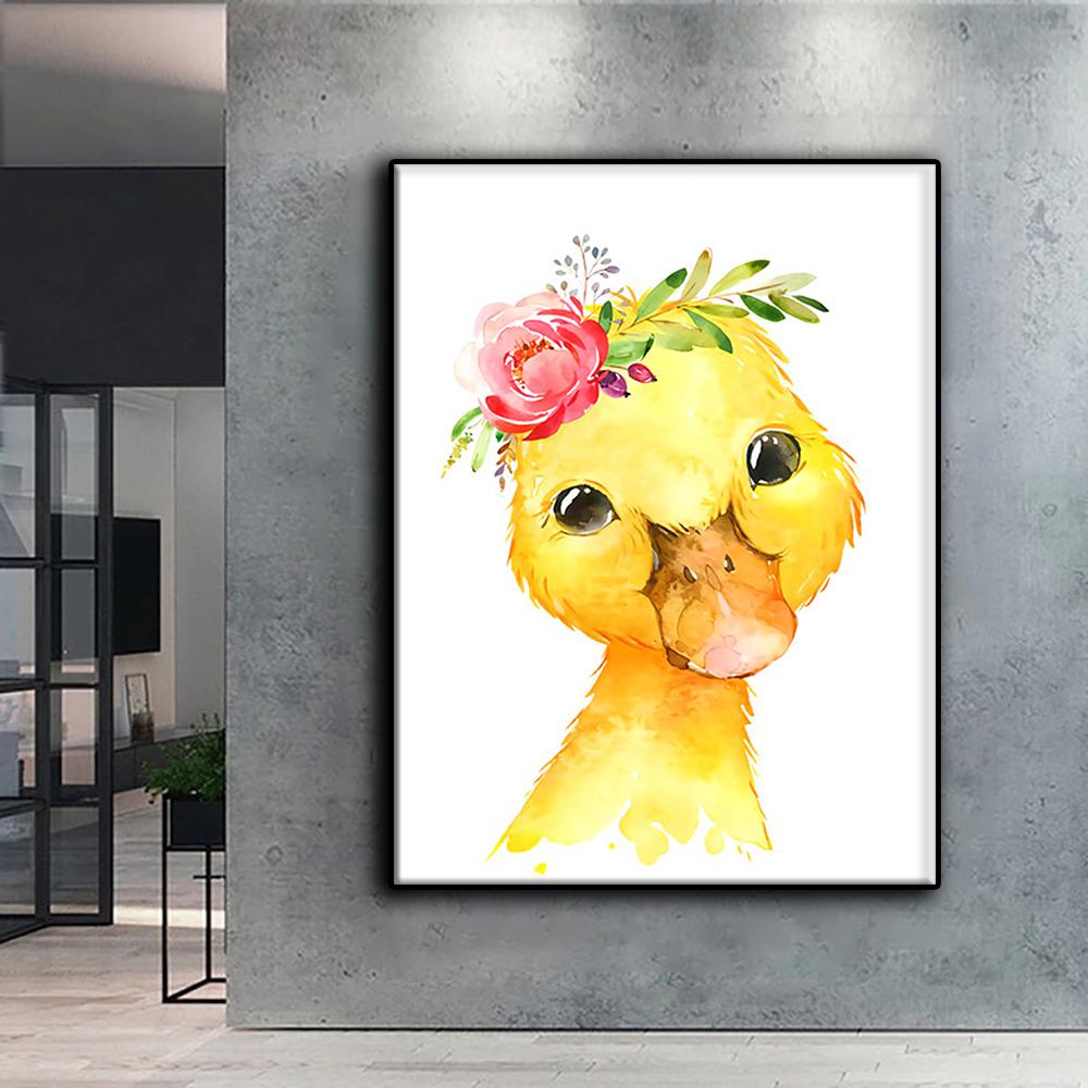 5D DIY Diamond Embroidery Cartoon Little Animals Diamond Painting Mosaic Home Decoration