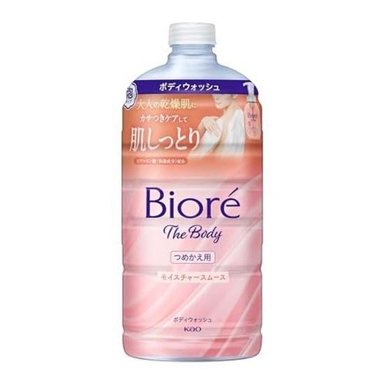 Biore Body Foam Type Moisture Smooth Refill 740ml Soap Wash