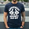 OFFICIALLY A GRUMPY | FOR ANGRY MAN TEE | NOVELTY | JOKE | MEN'S T-shirt TEE TOP