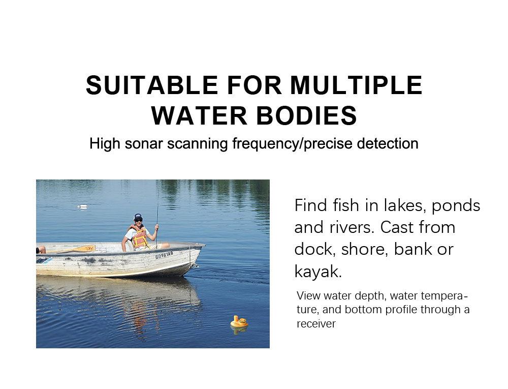 LUCKY Wireless Portable Color Screen Smart Sonar Fish Finder
