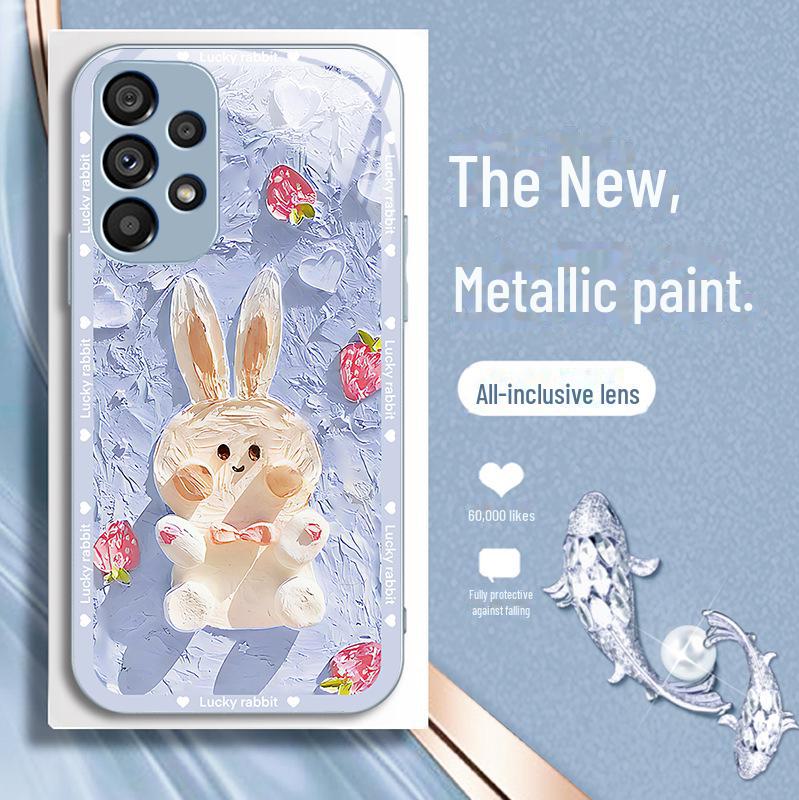 All-Inclusive-Flüssigglas-Ölgemälde-Hülle für Samsung S20Ultra, S21, S22Pro