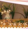 Cherry Blossom Flower Garland Lamp USB Operated LED String Fairy Lights Crystal Flowers Indoor Wedding Christmas Decors