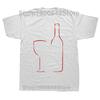 New Summer Style Cotton Wine Glass And Bottle Short Sleeve Funny T Shirt Graphic Harajuku Hip Hop Tshirt Streetwear