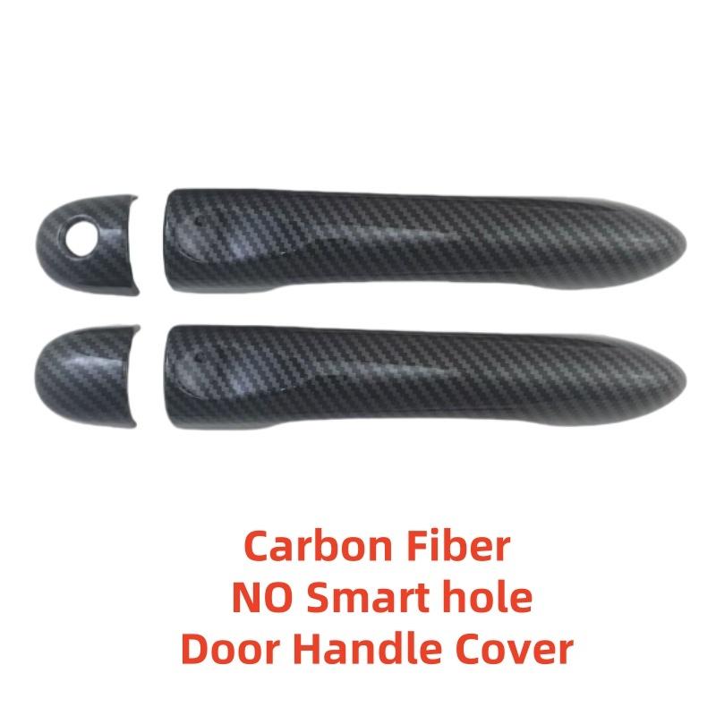 Car ABS Black Carbon Accessories Plated Door Handle Cover Trim Paste Style 2011 2012 2013 2014 For Renault Megane RS Trophy