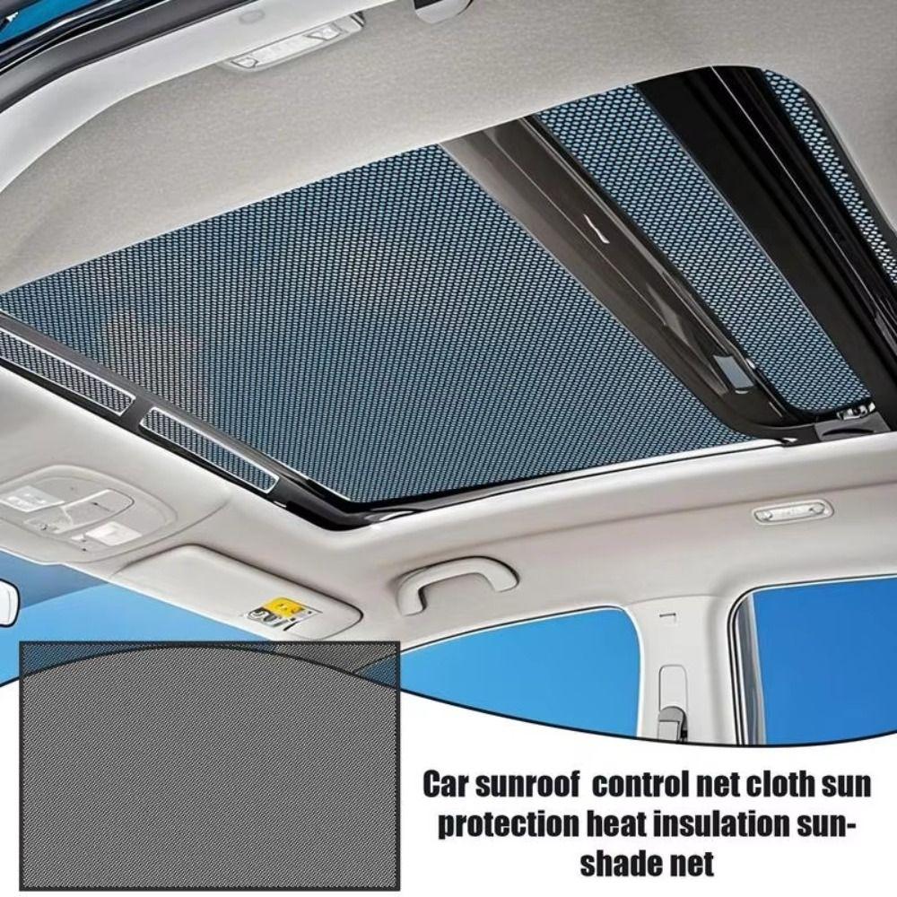 Anti-UV Car Sunshade Mesh Screen Proof Car Sunroof Cover Car Sun Shade Board  Car Camping