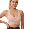 Zipper Sports Shockproof Bra Women Gather Underwear For Sporty Women Plus Size Bodybuilding Running Yoga Sports Bra Vest