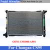 CAPQX Radiator Assembly For Changan CS95 Water Tank Condenser Car Radiator Condenser Cooling OEM:1301000-AP01