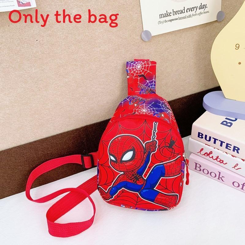 Spider Man Childrens Crossbody Bag With Polyester Lining For Kindergarten Daily Use