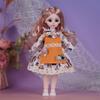 30cm Princess Doll Gift Set with Replaceable Clothes and Play House