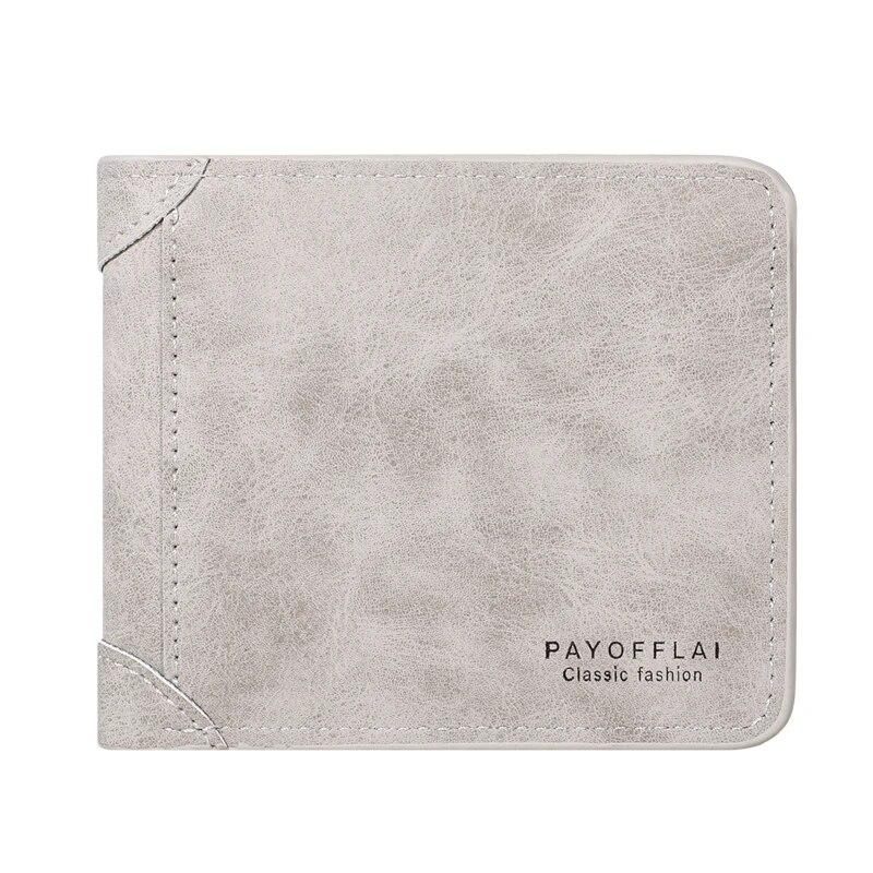 

Винтажный мужской кошелек из матовой кожи - кофейного цвета, тройного сложения, с отделениями для карт, зажимом для денег и люверсами