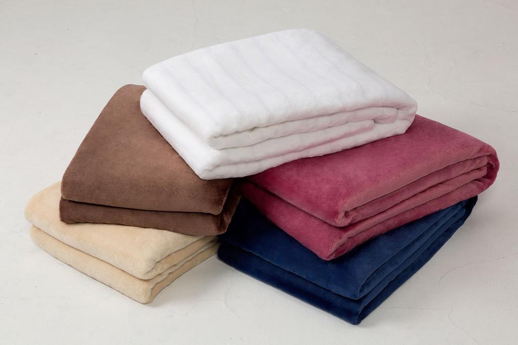 Homesoft Moelleux Moelle 2 Piece Flannel Single Size Pure White [Melting Blanket] IL81020-100