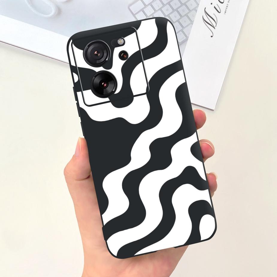 For Xiaomi 13T Pro Case Lovely Candy Painted Back Cover 6.67'' Soft Silicone Phone Case For Xiaomi Mi 13T Pro 13TPro Fundas Capa