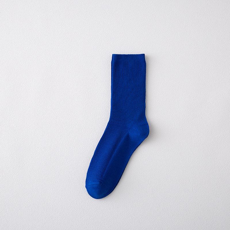 Female Autumn Fashion New Colorful Candy Color In The Tube Pile Socks