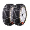 VEVOR Snow Tire Chains, Manganese Alloy Steel Emergency Traction Tire Chains, Tire Snow Chains for Cars, Pickups, SUVs, and Trucks, Silver, Set of 2