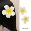Korean Style Flower Hairpin Bohemian Style Beach Hair Clip Cute Simulation Flower Hair Clip  Women