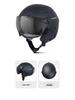 Unisex Ski & Snowboard Helmet with Integrated Goggles