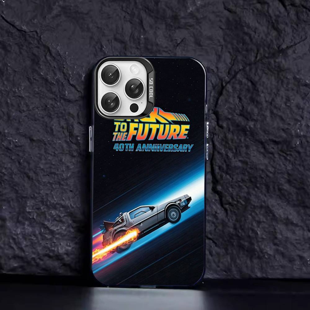 Back To The Future Phone Cases For IPhone 17 16 15 14 13 12 11 Plus Pro Max Pro Color Matte Cover