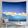 Abstract Sunset Landscape Tapestry Nature Scenery Tapestry Minimalism Style Tapestry Home Living Room Bedroom Wall Tapestries