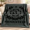 Rammstein Blanket Flannel Blanket Soft Cozy Plush Throw for Sofa Bed Lightweight Home Decoration Outdoor Camping