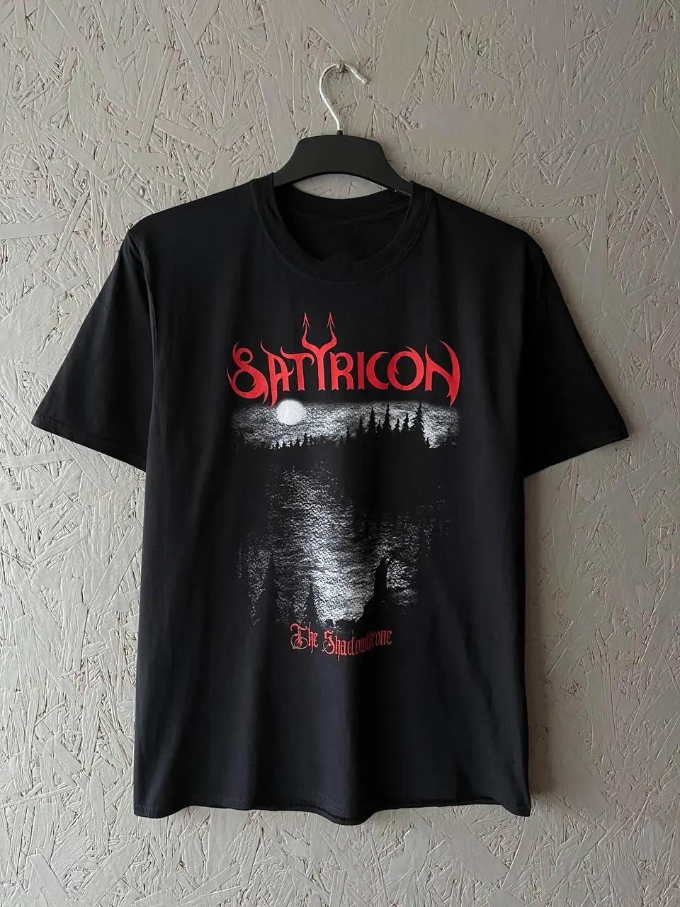 NEW Satyricon Band Album Heavy Cotton Black S-5XL T Shirt JU1023 XXXL