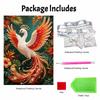 Kit de Peinture Phoenix Art Perle DIY Broderie Strass Cristal 5D pour Décoration Murale Chambre Salon Artisanat Fait Main