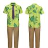 Halloween Nick Fox Clothing COS Costume Boys Summer Performance Costume Adult Fox Nick Short Sleeve Shirt Set