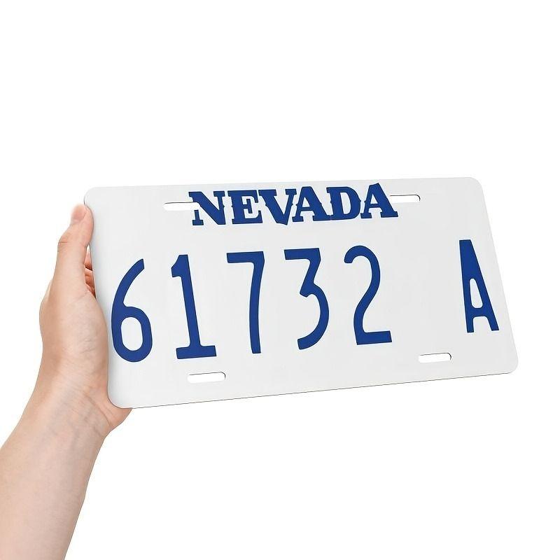 Souvenir Metal License Plate, Custom Auto Sign 15x30cm