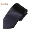 Solid Color Business Tie Formal Faux Silk Pointed Style Men Neckwear Business Trips Formal Event Necktie