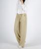 UMM Women'S Cool Touch Double-Pleated Wide Elastic Waist Pants 4 Colors