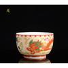 1pcs Ceramic Golden Dragon and Phoenix Master Cup Cloisonn É Large Tea Cup Kung Fu Tea Set  150ml