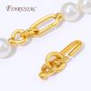 18K Gold Plated Lock For Bracelets,Clasp For Jewelry Connectors,Decorative Pearl Clasp,DIY Jewelry Making Supplies