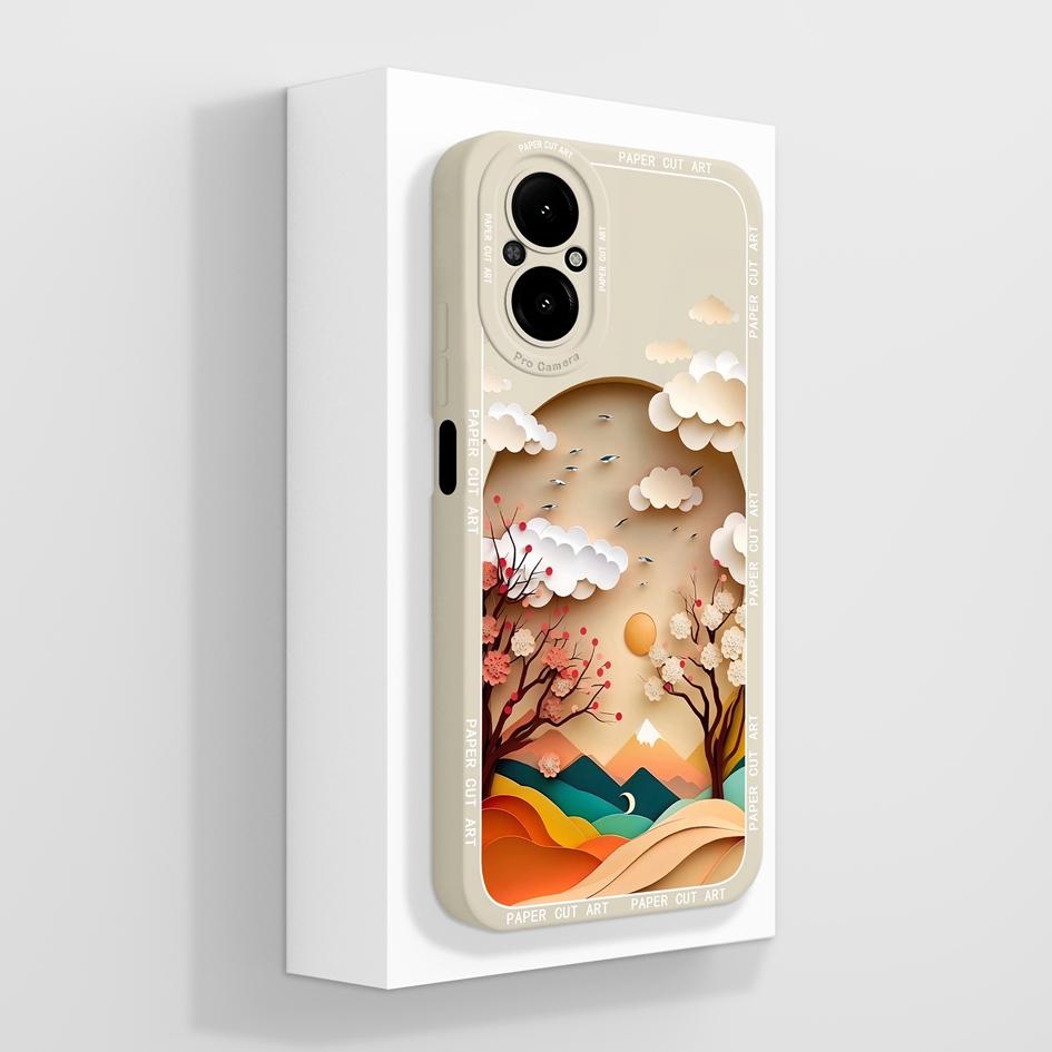 Cover Case For Oppo Realme C67 C65 C63 C61 C25 C25S C25Y C30 C30S C31 C33 C35 C55 C51 C53 Lazy Cat Soft Liquid Silicone Protective Shell For Oppo Capa