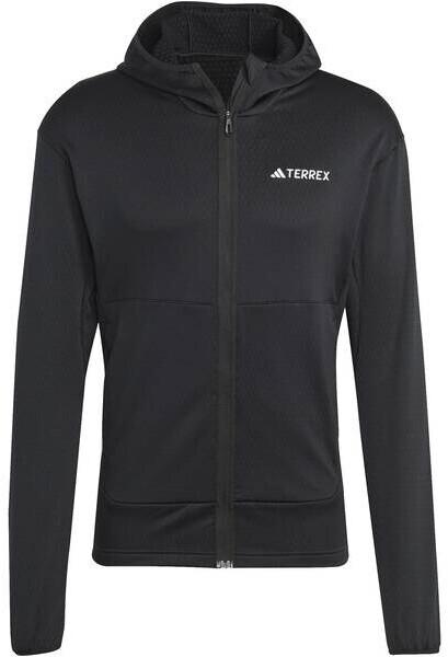 Jacket Adidas TERREX Xperior Light Fleece Hooded Jacket Men Black
