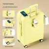 Sturdy Carry-On Suitcase with Wheels, Durable, Large Capacity, Password Lock, and Charging Port