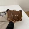 Summer personality trend women's bag commuter small square bag new crossbody shoulder flip lock women's small square bag