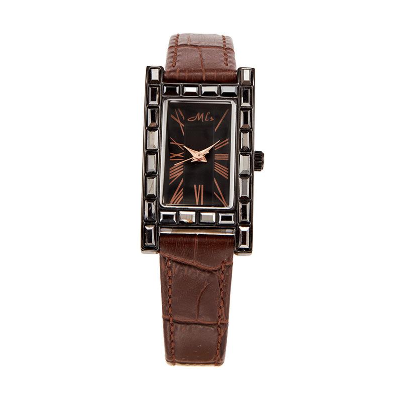 Ladies Small Exquisite Watch Women, Wind White Light Luxury Niche Women'S Watch Small Dial Women'S Rectangular Watch Retro