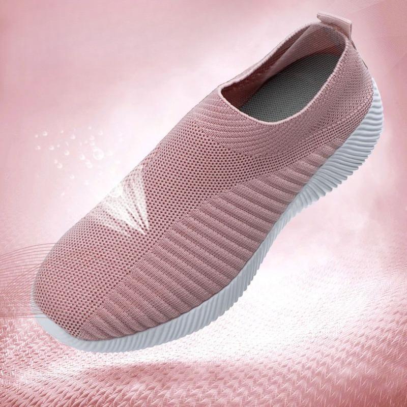Scarpe in Tessuto Traspiranti Fly Weaving Modelli Coppia Scarpe a Rete Estive Versione Coreana delle Scarpe Basse Singole Casual
