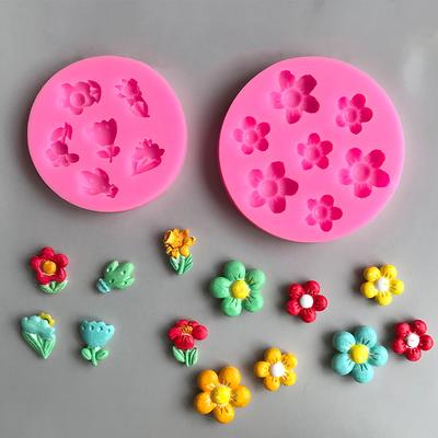 3D Квіти Сакури Силіконова Форма для DIY Шугакравту, Шоколаду, Фонданту для Прикраси Торта на День Народження, Весілля, Вечірку, Форма для Випічки