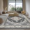 Retro Bohemian Machine-Washable Carpets Are Suitable For Living Room, Bedroom, Dining Room Floor Mats And Home Decoration