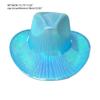 Funny Party Hats Cowboy Hat for Women Cowgirl Hat Cowgirl Costume Hat Space Cowboy Holographic Rave Hat