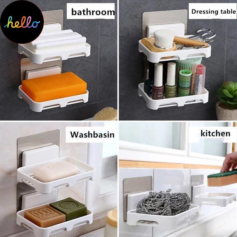 Soap Box Bathroom Soap Holder Dish Storage Plate Tray Bathroom Soap Holder Case Bathroom Supplies Bathroom Gadgets