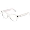 X01 HeyCyan 800W Anti-shake Smart Glasses with Bluetooth Calls, AI Voice, and Charging Case.