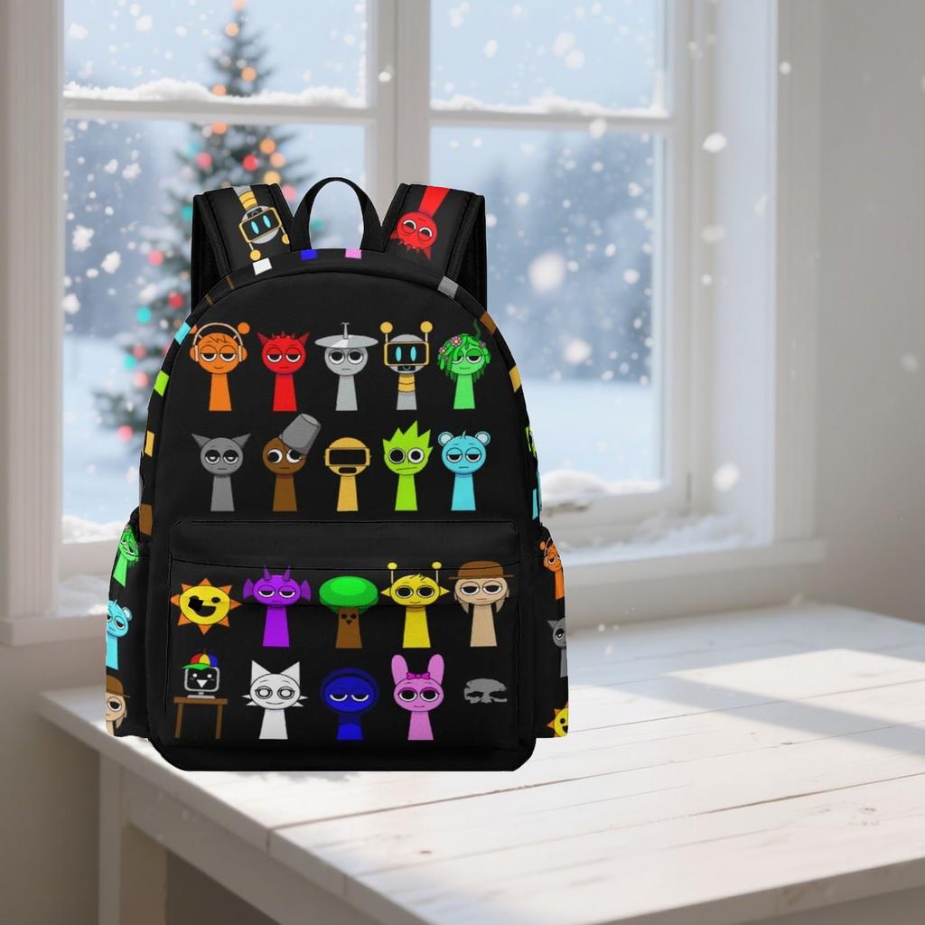 Large Capacity Printed Backpack For Primary And Secondary School Students